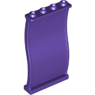 Plaatje in Gallery viewer laden, LEGO® los onderdeel Paneel in kleur Donkerpaars 34732
