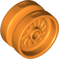 Plaatje in Gallery viewer laden, LEGO® los onderdeel Wiel in kleur Oranje 18976