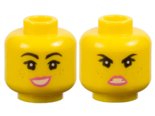 Plaatje in Gallery viewer laden, LEGO® los onderdeel Hoofd in kleur Geel 3626cpb2263