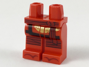 LEGO® los onderdeel Benen met Motief Rood 970c00pb0905