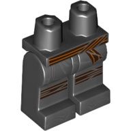 Plaatje in Gallery viewer laden, LEGO® los onderdeel Benen met Motief Zwart 970c00pb0908