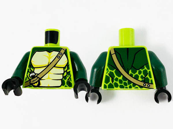 LEGO® los onderdeel Lijf met Motief Limoen 973pb3425c01