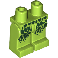 LEGO® los onderdeel Benen met Motief Limoen 970c00pb0917