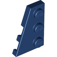 Plaatje in Gallery viewer laden, LEGO® los onderdeel Wig Plaat in kleur Donkerblauw 43723