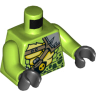 LEGO® los onderdeel Lijf met Motief Limoen 973pb3418c01