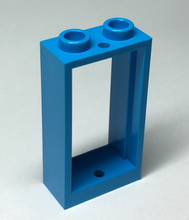 Plaatje in Gallery viewer laden, LEGO® los onderdeel Raamkozijn Donker Azuurblauw 60593