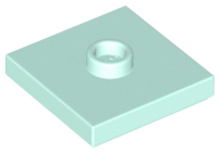 LEGO® los onderdeel Plaat Aangepast Licht Aqua 87580