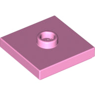 Plaatje in Gallery viewer laden, LEGO® los onderdeel Plaat Aangepast in kleur Fel Roze 87580