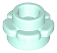 LEGO® los onderdeel Plaat Rond in kleur Licht Aqua 24866