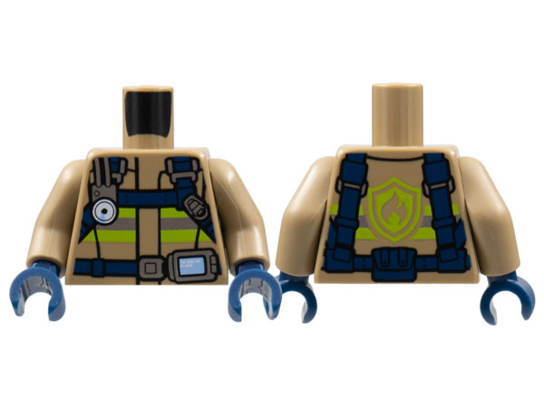 LEGO® Lijf met Motief Donker Geelbruin 973pb3383c01