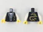 LEGO® los onderdeel Lijf met Motief Zwart 973pb3398c01