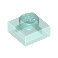 Plaatje in Gallery viewer laden, LEGO® onderdeel Plaat Algemeen Doorzichtig Lichtblauw 3024
