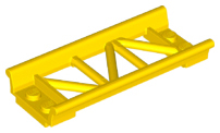 LEGO® los onderdeel Rails in kleur Geel 26022