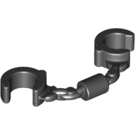 LEGO® los onderdeel Accessoire in kleur Zwart 61482