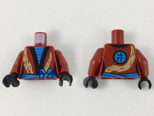 Plaatje in Gallery viewer laden, LEGO® los onderdeel Lijf met Motief Donkerrood 973pb3404c01