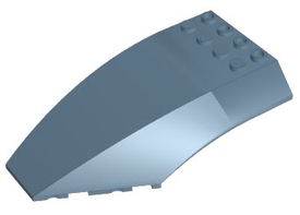 LEGO® los onderdeel Voorruit in kleur Zandblauw 45705