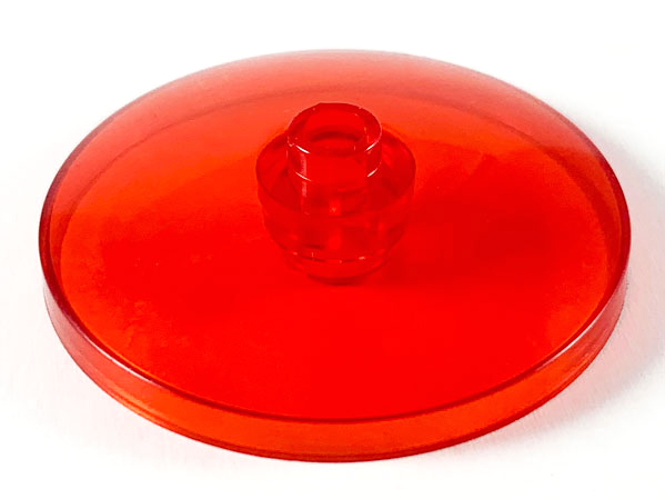 LEGO® los onderdeel Schaal in kleur Doorzichtig Rood 35394
