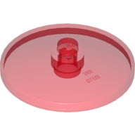 Plaatje in Gallery viewer laden, LEGO® los onderdeel Schaal in kleur Doorzichtig Rood 35394