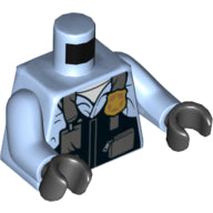 LEGO® Lijf met Motief Helder Lichtblauw 973pb3376c01