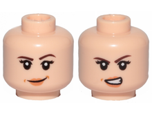 Plaatje in Gallery viewer laden, LEGO® los onderdeel Hoofd in kleur Lichte Noga 3626cpb2293