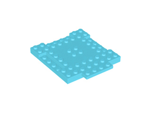 LEGO® los onderdeel Steen Aangepast Medium Azuurblauw 15624