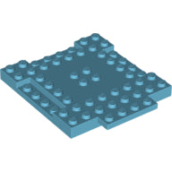 LEGO® los onderdeel Steen Aangepast Medium Azuurblauw 15624