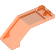 LEGO® los onderdeel Voorruit Doorzichtig Neon Oranje 6070