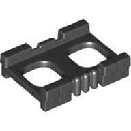 Plaatje in Gallery viewer laden, LEGO® los onderdeel Lijf Accessoire in kleur Zwart 27145