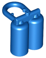 LEGO® los onderdeel Lijf Accessoire in kleur Blauw 3838