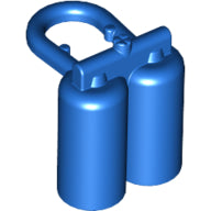 LEGO® los onderdeel Lijf Accessoire in kleur Blauw 3838