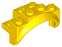 LEGO® los onderdeel Spatbord in kleur Geel 35789