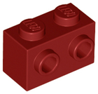 LEGO® los onderdeel Steen Aangepast Donkerrood 11211
