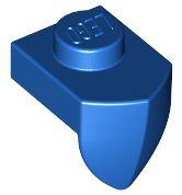 LEGO® los onderdeel Plaat Aangepast in kleur Blauw 15070