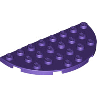Plaatje in Gallery viewer laden, LEGO® los onderdeel Plaat Rond in kleur Donkerpaars 22888