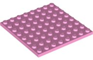 LEGO® los onderdeel Plaat Algemeen in kleur Fel Roze 41539