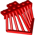 LEGO® los onderdeel Trein in kleur Rood 90201