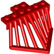 LEGO® los onderdeel Trein in kleur Rood 90201