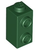 LEGO® los onderdeel Steen Aangepast Donkergroen 32952