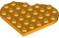 LEGO® los onderdeel Plaat Rond Helder Licht Oranje 46342