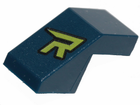 LEGO® los onderdeel Dakpan met Motief Donkerblauw 28192pb001