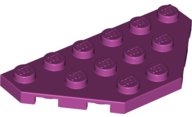 LEGO® los onderdeel Wig Plaat in kleur Magenta 2419
