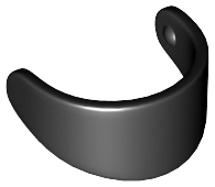 Plaatje in Gallery viewer laden, LEGO® los onderdeel Hoofddeksel Accessoire Zwart 2447