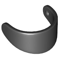 Plaatje in Gallery viewer laden, LEGO® los onderdeel Hoofddeksel Accessoire Zwart 2447