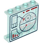 LEGO® Paneel met Motief Doorzichtig Lichtblauw 60581pb113