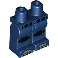 Plaatje in Gallery viewer laden, LEGO® onderdeel Benen met Motief Donkerblauw 970c00pb0903