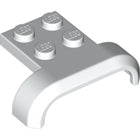 LEGO® los onderdeel Spatbord in kleur Wit 28326