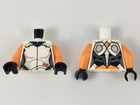 LEGO® los onderdeel Lijf met Motief Wit 973pb3390c01