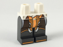 Plaatje in Gallery viewer laden, LEGO® los onderdeel Benen met Motief in kleur Wit 970c77pb09