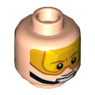 Plaatje in Gallery viewer laden, LEGO® los onderdeel Hoofd in kleur Lichte Noga 3626cpb2302