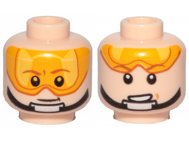 LEGO® los onderdeel Hoofd in kleur Lichte Noga 3626cpb2302
